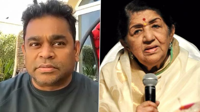 RIP Lata Mangeshkar: A.R. Rahaman Gets Emotional As He Pays a Tribute to the Legendary Singer, Shares Anecdotes From His Interactions With India’s Nightingale (Watch Video)