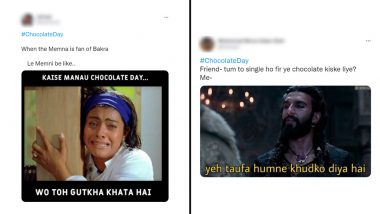 Chocolate Day 2022 Funny Memes & Images: Singles Join Valentine's Week Meme Fest By Sharing Hilarious Jokes And Puns on The Sweetest Day!