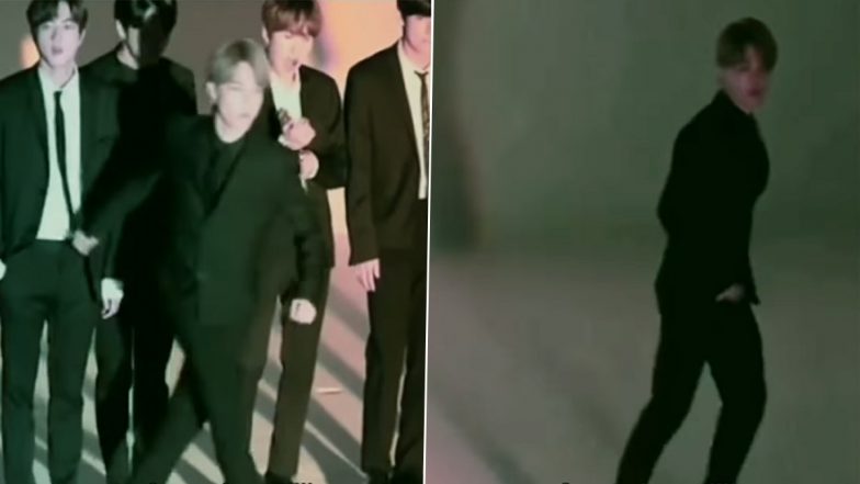 BTS x Srivalli Viral Mashup Video: Jimin Dancing Like Allu Arjun's Trending Hook Step From The Movie Pushpa is GOLD!