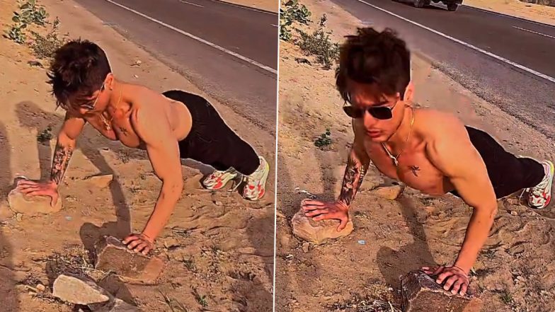 Pratik Sehajpal Shares a Video of Workout Against the Backdrop of Hills on His Instagram Story!