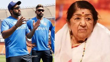 Team India to Sport Black Armbands to Condole Demise of Lata Mangeshkar During IND vs WI 1st ODI 2022