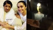Lata Mangeshkar Health Update: Shraddha Kapoor Visits Mumbai&rsquo;s Breach Candy Hospital to Meet the Veteran Singer as Her Condition Deteriorates (Watch Video)