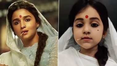 After Choti Deepika, Choti Alia Goes Viral! This Little Girl Enacting Alia Bhatt’s Scene From Gangubai Kathiawadi Will Leave You Surprised (Watch Video)