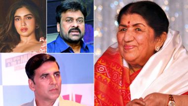 Lata Mangeshkar Passes Away at 92: Akshay Kumar, Chiranjeevi Konidela, Bhumi Pednekar Pay Tribute To the Legendary Singer