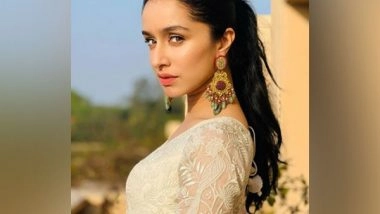 Entertainment News | Shraddha Kapoor Looks Alluring in White Lehenga