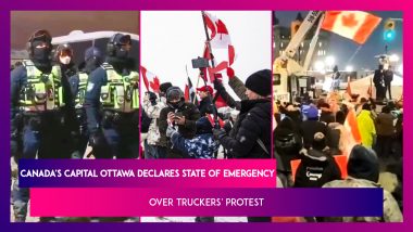 Canada's Capital Ottawa Declares State Of Emergency Over Truckers' Protest As Residents Complain Of Traffic Jams, Hate Crimes