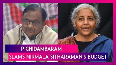 P Chidambaram Slams Nirmala Sitharaman's Budget, Calls It The Most Capitalist Budget Ever