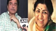 Entertainment News | Shatrughan Sinha Condoles Lata Mangeshkar's Demise, Says 'no One Will Ever Be Able to Replace Her'