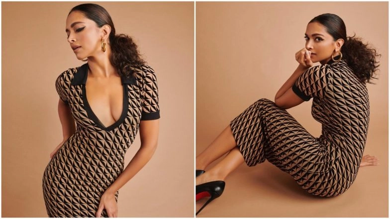 Deepika Padukone's New Bodycon Dress With a Plunging Neckline is Screaming Hotness (View Pics)