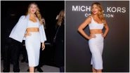 Blake Lively Makes a Stunning Appearance in Her Monochrome Separates by Michael Kors at New York Fashion Week 2022