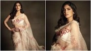 Yo or Hell No? Bhumi Pednekar's Saree By Abu Jani - Sandeep Khosla For Badhaai Do Promotions