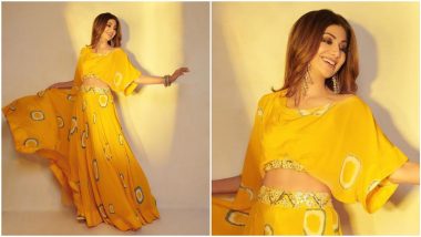 Shilpa Shetty Kundra in Her Bright Yellow Dress is What a Pocket Full of Sunshine Would Look Like (View Pics)