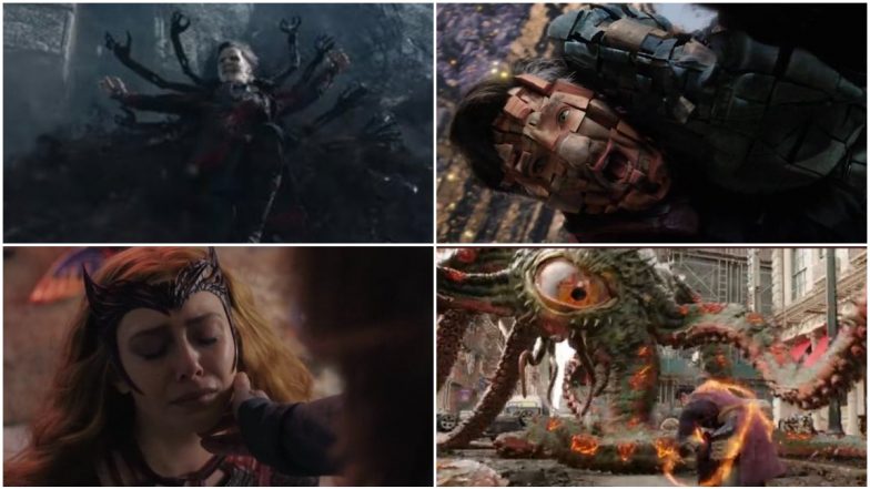 Doctor Strange in the Multiverse of Madness Trailer: Don't Miss Professor X Cameo in This Trippy New Promo From Benedict Cumberbatch and Elizabeth Olsen's Marvel Movie (Watch Video)