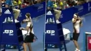 Alexander Zverev Repeatedly Attacks Umpire&rsquo;s Chair After Doubles Loss at Mexican Open, Expelled From Tournament (Watch Video)