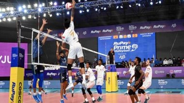 Sports News | PVL: Ahmedabad Defenders Set to Take on Hyderabad Black Hawks in SF-1