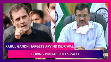 Rahul Gandhi Targets Arvind Kejriwal During Punjab Polls Rally