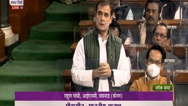 India News | 'You Can't Give Permission, That's My Right', Speaker Om Birla Schools Rahul Gandhi in Lok Sabha
