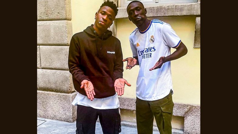 Vinicius Jr Meets Internet Sensation Khaby Lame (See Pic and Video)