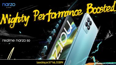 Realme Narzo 50 India Launch on February 24, 2022; Check Details Here