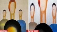 'Three Figures' Painting Worth $1 Million Ruined After Bored Security Guard Draws Eyes On The Faceless Picture in Russian Gallery!