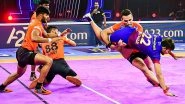 Puneri Paltan vs U Mumba, PKL 2021&ndash;22 Live Streaming Online on Disney+ Hotstar: Watch Free Telecast of Pro Kabaddi League Season 8 on TV and Online