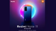 Redmi Note 11 To Debut Along With Note 11S on February 9, 2022