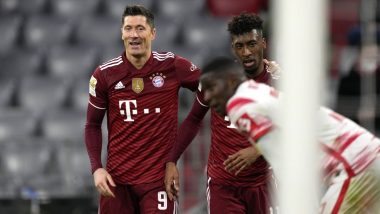 Bayern Munich 3-2 RB Leipzig, Bundesliga 2021-22: Robert Lewandowski Scores As Bavarians Continue Winning Run (Watch Goal Video Highlights)