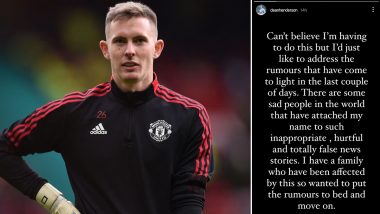 Manchester United’s Dean Henderson Denies Reports of Being Arrested for Attacking Girlfriend, Writes, ‘Wanted To Put the Rumours to Bed and Move On’ (See Instagram Story)