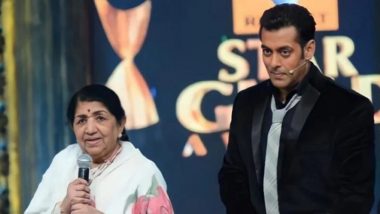 RIP Lata Mangeshkar: Salman Khan Shares a Lovely Picture With India’s Nightingale, Says ‘Your Voice Shall Live With Us Forever’