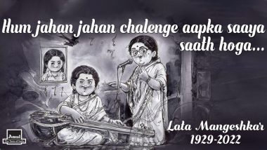 RIP Lata Mangeshkar: Amul Pays Tribute To The ‘Nightingale Of India’ (View Pic)