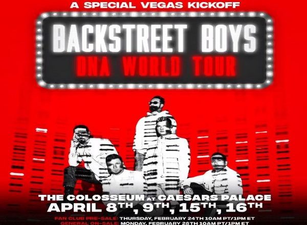 Entertainment News | Backstreet Boys to Kick off DNA World Tour with Las Vegas Shows