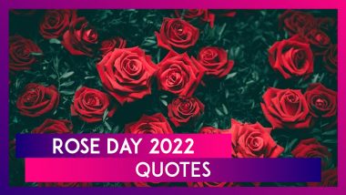 Rose Day 2022 Quotes: Sweet Thoughts on Love & Rose, Images and Romantic Wishes for Your Loved One