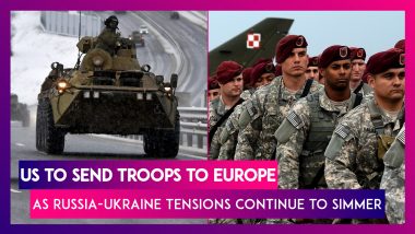 US To Send Troops To Europe As Russia-Ukraine Tensions Continue To Simmer