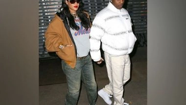 Entertainment News | Rihanna Covers Baby Bump for Dinner Date with A$AP Rocky