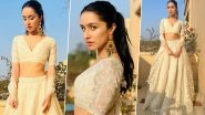 Shraddha Kapoor Shares Pictures in a Stunning White Anita Dongre Lehenga That She Wore to Luv Ranjan&rsquo;s Wedding (View Pics)
