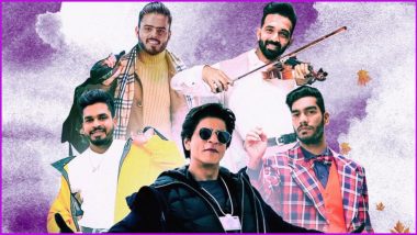 On Valentine's Day 2022, KKR Comes up with 'Romantic' Post Featuring Shah Rukh Khan, Shreyas Iyer, Ajinkya Rahane, Venkatesh Iyer and Nitish Rana