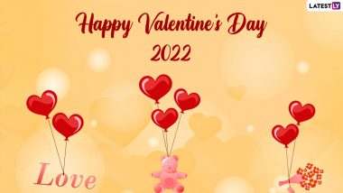 Valentine's Day 2022 Messages & HD Images: Lovey-Dovey Lines, Good Wishes, Romantic Thoughts, Sayings on Couples and Wallpapers To Enjoy 14 February Celebrations