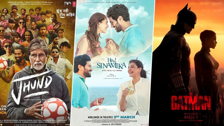 Theatrical Releases of the Week: Amitabh Bachchan&rsquo;s Jhund, Dulquer Salmaan&rsquo;s Hey Sinamika, Robert Pattinson&rsquo;s The Batman and More