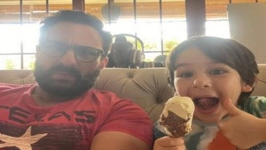 Entertainment News | Kareena Kapoor Goes on Ice Cream Date on Valentine's Day with 'Saifu and Tim Tim'