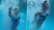 MS Dhoni's Daughter Ziva Taking Plunge into Pool is Refreshing! Watch Viral Video