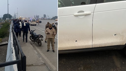 Asaduddin Owaisi Says 3–4 Rounds of Bullets Were Fired Upon His Vehicle Near Chhajarsi Toll Plaza in Uttar Pradesh