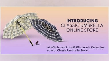 Business News | After Making Monsoons Dashionable for 30 Years, Classic Umbrella Goes Online with Wholesale Website