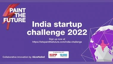 Business News | AkzoNobel Announces Paint the Future Startup Challenge in India