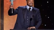 Entertainment News | Will Smith Bags His First SAG Award for Best Actor