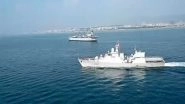 India News | Indian Navy Welcomes Foreign Warships Arriving for MILAN 2022