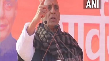 India News | SP Doing Politics of Appeasement, Only BJP Can Do Development in UP: Rajnath Singh