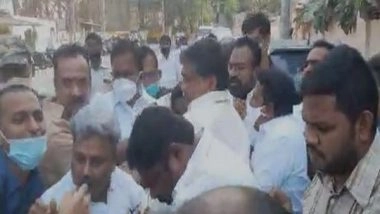 India News | Andhra Pradesh: TDP Leaders Taken into Custody for Staging Protest Against Arrest of MLC P Ashok Babu