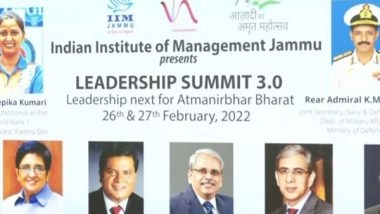 India News | J-K: IIM Jammu Launches 3rd Edition of 'Leadership Summit'