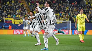 Villarreal 1-1 Juventus, UCL 2021-22: Dusan Vlahovic Nets on Debut As Spanish Outfit Hold the Bianconeri (Watch Goal Video Highlights)