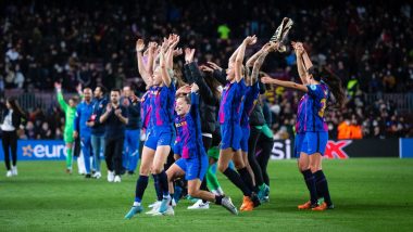Barcelona 5-2 Real Madrid (8-3 Agg), UEFA Women's Champions League 2021-22: Catalan Giants Thrash Rivals To Book Semifinal Berth (Watch Goal Video Highlights)